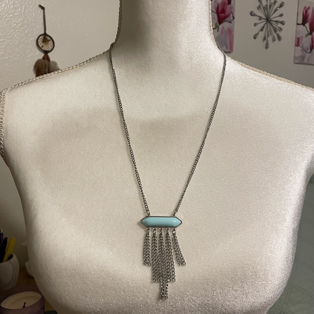 Paled turquoise pendant necklace 🧚🏼‍♀️
